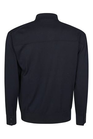 Camicia a maglia in cotone extrafine blu PAOLO PECORA | A014F1006685